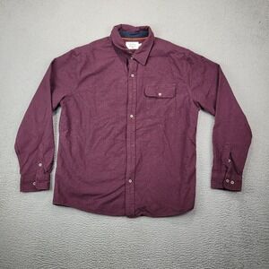 The Normal Brand Shirt Mens Extra Large Red Flannel Outdoor Gorpcore Thick